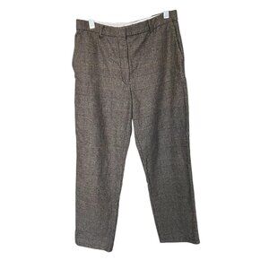 Aritzia Brown Plaid Trousers